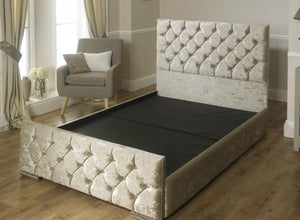 Java Crushed Velvet Bed