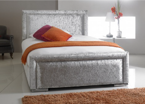 Vegas Crushed Velvet Bed