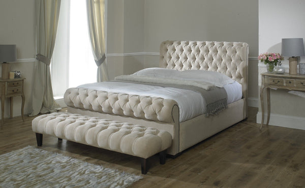 Mayfair Chesterfield Sleigh Bed