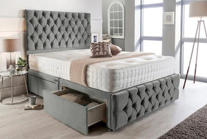 Charcoal Divan Bed