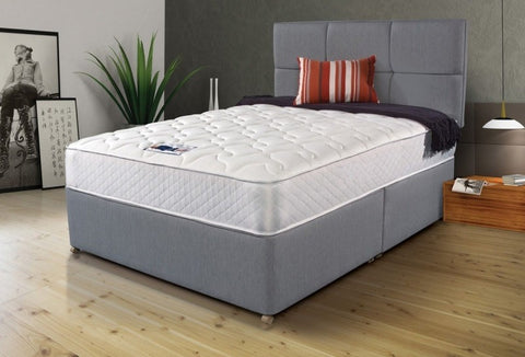 Devon Grey Divan Fabric Bed Set